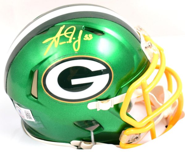 Aaron Jones Autographed Green Bay Packers #33 Throwback Jersey – Signature  Sports Marketing