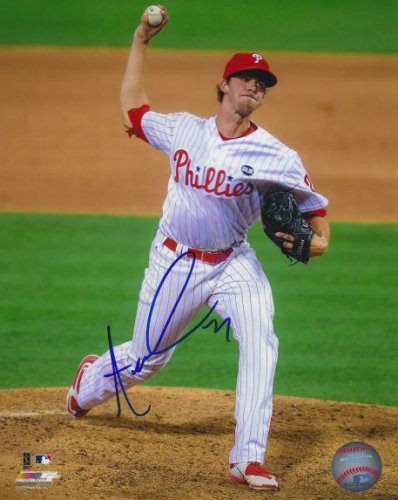 Aaron Nola Autographed Game-Used Throwback Jersey