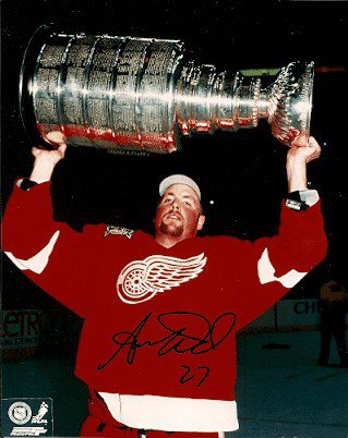 Aaron Ward Signed Detroit Red Wings 1997 Stanley Cup