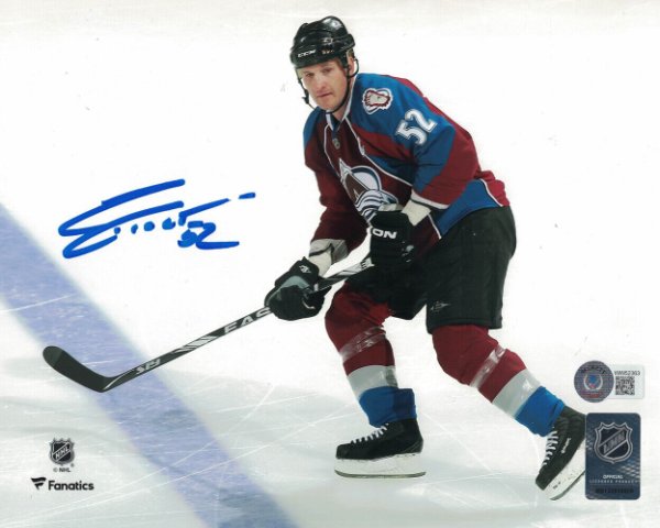 Adam Foote Colorado Avalanche Autographed Stanley Cup 8x10 Photo Signed Hockey Pictures 
