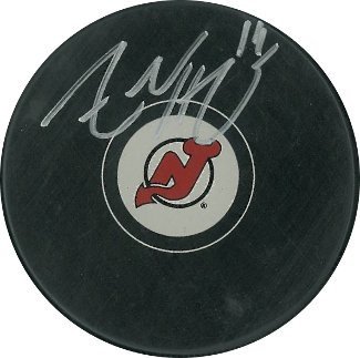 Adam Henrique Autographed Signed New Jersey Devils NHL Hockey Puck - Leaf Authentics Hologram