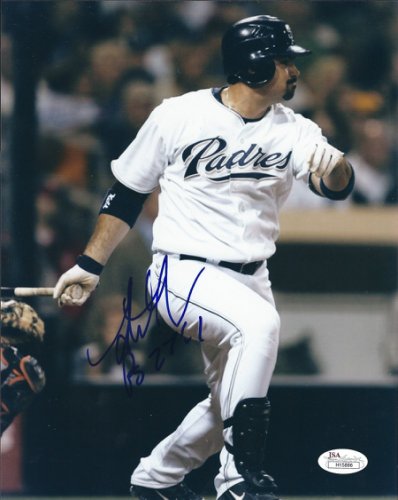 GARRY TEMPLETON SAN DIEGO PADRES ACTION SIGNED 8x10