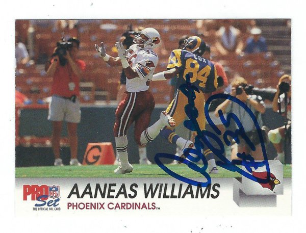 Aeneas Williams Autographed Signed Arizona Cardinals 1992 Pro Set Card - Autographs
