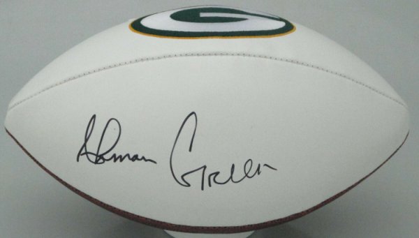 Allen Lazard Autographed Green Bay Packers Wilson NFL Football (JSA)