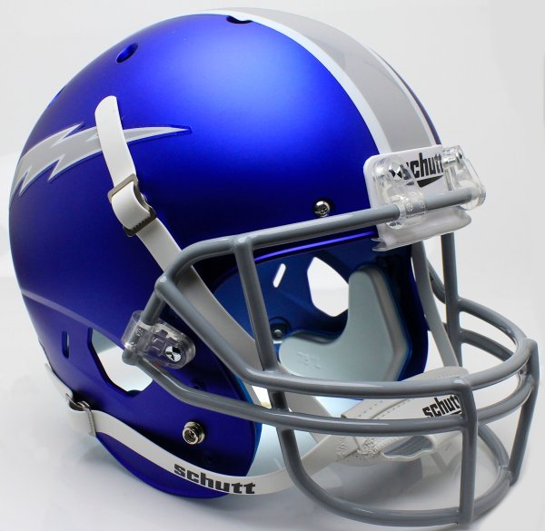 Air Force Falcons Full Xp Replica Football Helmet Schutt Satin Blue