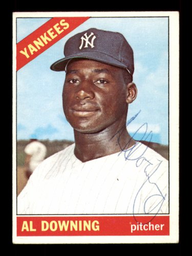 Al Downing 1961 Wsc Ny Yankees Pitcher Signed Auto Authentic