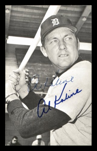 Al Kaline Autographed Detroit Tigers 1968 Road Mitchell & Ness