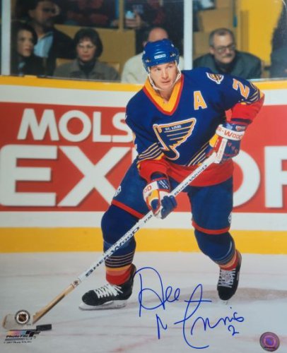 Al Macinnis Jersey - St. Louis Blues 1996 Away Throwback NHL Hockey Jersey