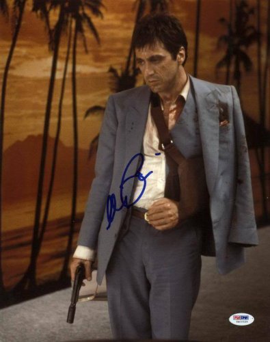 Al Pacino Autographed Signed Scarface 11X14 Photo Graded Perfect 10 PSA/DNA Itp #5A00529