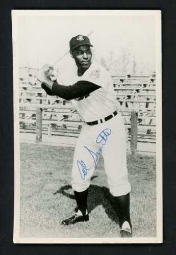 Al Smith Autographed Signed Team Issued 3.5X5.5 Postcard Cleveland Indians #156691