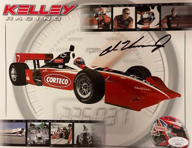 A J Foyt Signed Indianapolis 500 Promo Card Indy Car Autographed 