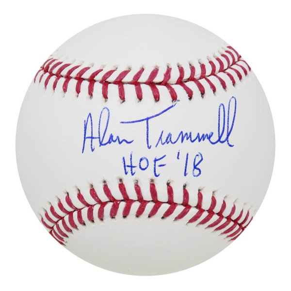 Alan Trammell Autographed MLB Baseball