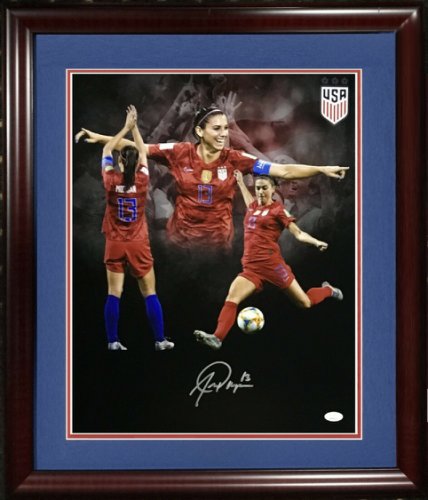 2015 WOMEN/'S WORLD CUP TEAM USA CHAMPIONS FRAMED 8X10 PHOTO ALEX MORGAN SOLO #1