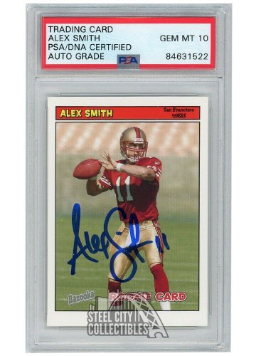 San Francisco 49ers Alex Smith Autographed Red Jersey Beckett BAS Witness  Stock #208237 - Mill Creek Sports