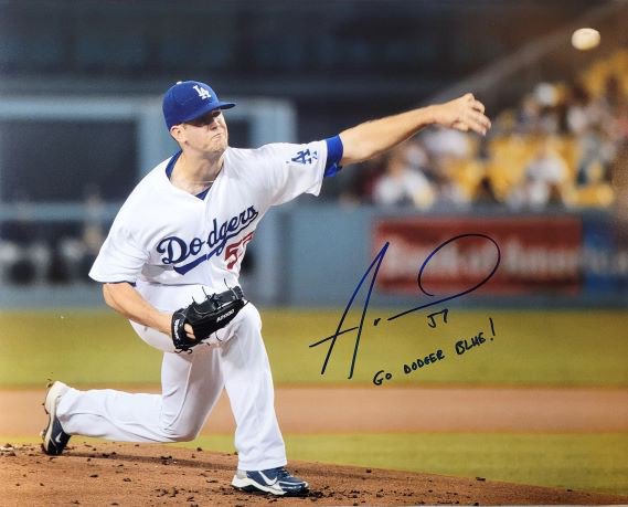 JSA Authentic Andrew Toles Rookie Autograph Los Angeles Dodgers