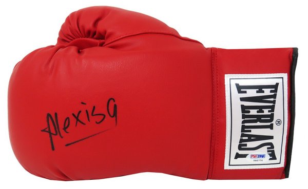 Roy Jones Jr Signed Auto'd Boxing Glove PSA/DNA COA L Everlast Autograph Red 