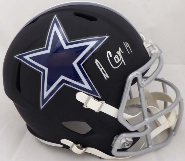 : Cowboys CeeDee Lamb Signed Salute To Service Full Size Speed  Proline Helmet Fan - Autographed NFL Helmets : Collectibles & Fine Art