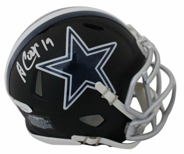 AMARI COOPER COWBOYS NAMEPLATE AUTOGRAPHED Signed HELMET-JERSEY-FOOTBALL-PHOTO 