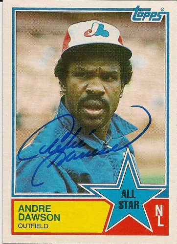 Andre Dawson Autographed 1983 Donruss Action All Stars Card #9 Montreal  Expos SKU #106717 - Mill Creek Sports