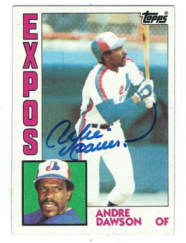 Autographed ANDRE DAWSON Montreal Expos 8X10 photo Beckett - Main Line  Autographs