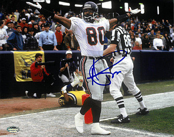 Andre Rison Autographed Signed Atlanta Falcons 8X10 Photo (TD Celebration)