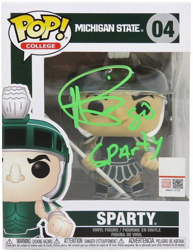 Andre Rison Autographed Signed Michigan State Sparty Mascott Funko Pop Doll #04 w/Go Sparty