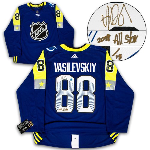 Framed Andrei Vasilevskiy Tampa Bay Lightning Autographed 2022 Stadium  Series Adidas Authentic Jersey