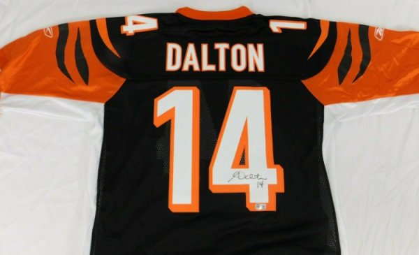 andy dalton autographed jersey