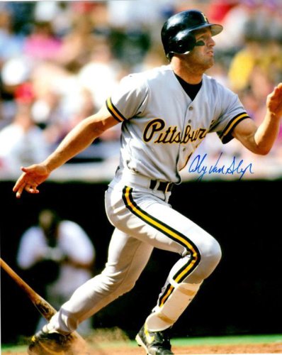Andy Van Slyke 3X All Star Signed Authentic Pittsburgh Pirates