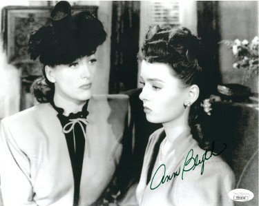 Ann Blyth Autographed Signed Vintage B&W 8x10 Photo- JSA Hologram #DD64494