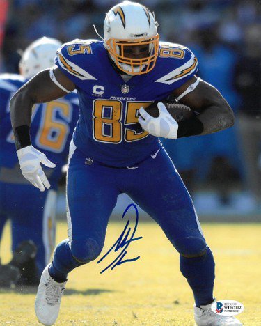 Antonio Gates Autographed Memorabilia