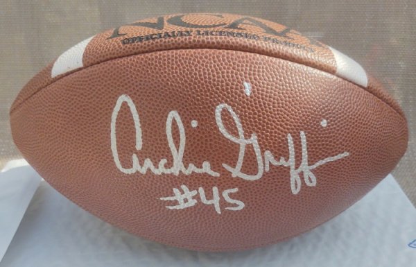archie griffin autographed football