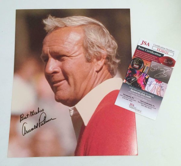 Arnold Palmer Golf Memorabilia & Signed Golf Collectibles