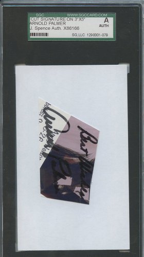 Arnold Palmer Autographed Signed Cut Signature - Certified Authentic