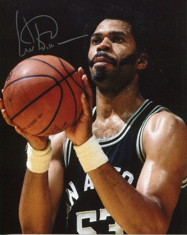 Artis Gilmore Autographed Signed San Antonio Spurs 8x10 Photo (silver sig- close up)