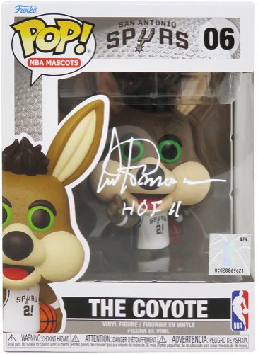 Artis Gilmore Autographed Signed San Antonio Spurs The Coyote Mascot Funko Pop #6 w/HOF'11