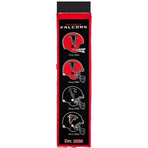 Atlanta Falcons Logo Evolution Heritage Banner