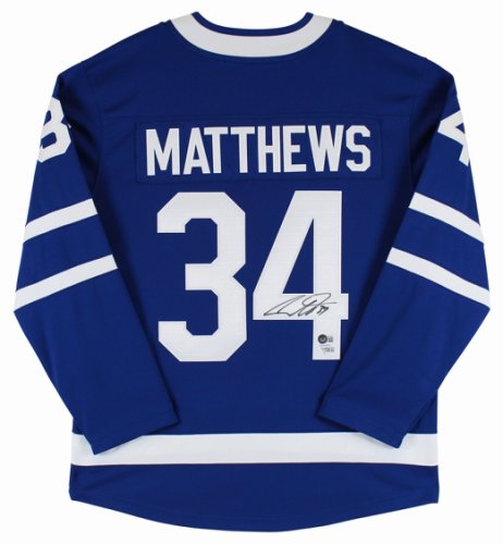 auston matthews signed jersey