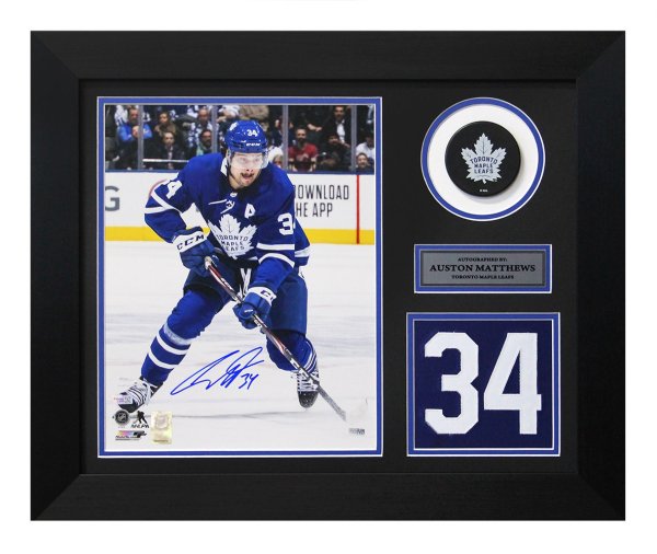 Auston Matthews Autographed Memorabilia Signed Photo Jersey