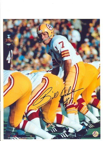 Billy Kilmer Autographed Memorabilia