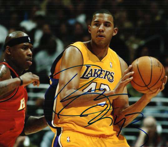 Autographed Signed Brian Cook Los Angeles Lakers 8x10 Photo Certified Authentic