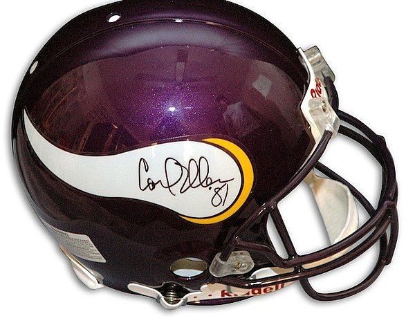 Autographed Signed Carl Eller Vikings Proline Helmet