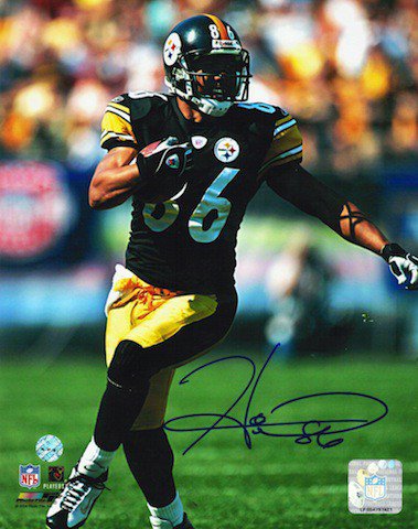 Hines Ward Autographed Pittsburgh Steelers Custom Jersey