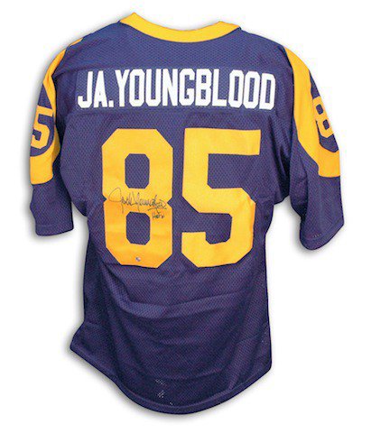 Autographed Signed Jack Youngblood Los Angeles Rams Throwback Jersey?