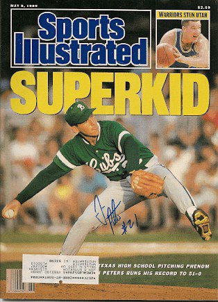 Autographed Signed Jon Peters Sports Illustrated - Certified Authentic