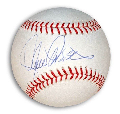 Autographed Signed Lance Parish Rawlings Official Major League Baseball - COA Included