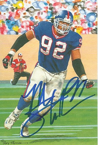 michael strahan signed jersey