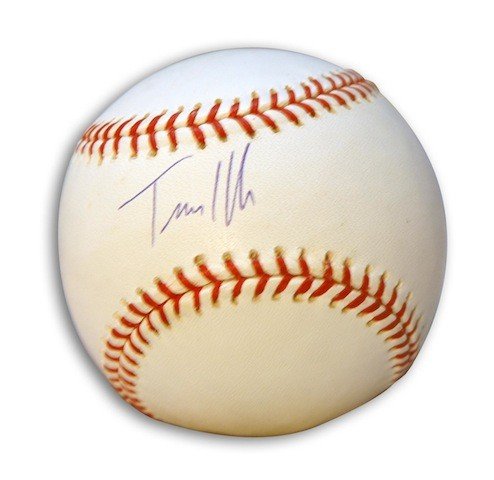 Bob Feller Autographed Baseball Cleveland Indians Shroyers