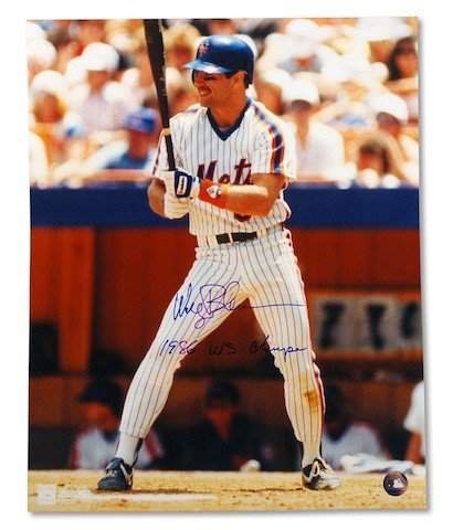 Wally Backman Signed New York Mets Jersey (Steiner) 1986 World Champ 2nd  Baseman