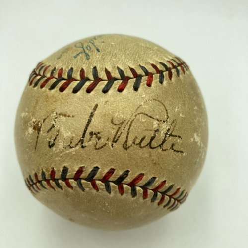 Babe Ruth Autographed Signed & Lou Gehrig Dual Official American League Baseball JSA COA